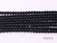 Wholesale 4mm Round Blue Sandstone Beads Loose String