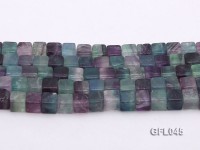 Wholesale 8mm Cubic Multi-color Fluorite Beads Loose String