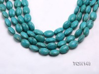 Wholesale 13x18mm Oval Blue Turquoise Beads Loose String