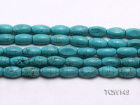 Wholesale 8x14mm Oval Blue Turquoise Beads Loose String