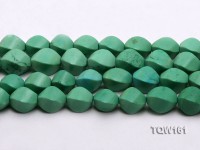 Wholesale 12x17mm Irregular Green Turquoise Beads Loose String