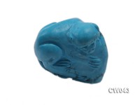 Stylish 32x25mm Blue Monkey-shaped Turquoise Craftwork