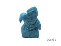 Stylish 32x25mm Blue Eagle-shaped Turquoise Craftwork