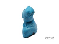 Stylish 40x22mm Blue Owl-shaped Turquoise Craftwork