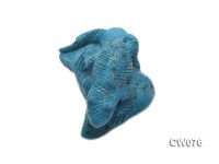 Stylish 60x40mm Blue Lizard-shaped Turquoise Craftwork