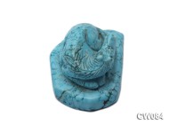 Stylish 50x40mm Blue Horse-shaped Turquoise Craftwork