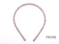 7x9mm Lavender Oval Cultured Freshwater Pearl Hairband