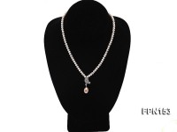 Classic 5x6mm AAA  Flat Cultured Freshwater Pearl Necklace