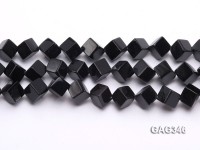 Wholesale 10mm Black Cubic Agate String