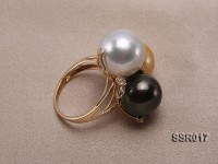 14.5mm South Sea Pearl Ring in 14K Gold
