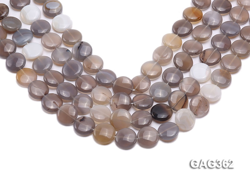 Wholesale 16mm Round Agate Pieces String