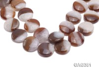 Wholesale 35mm Round Agate Pieces String