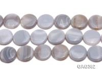 Wholesale 30mm Ivory Round Agate Pieces String