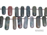 Wholesale 13×25-13x40mm Side-drilled Agate Pieces String