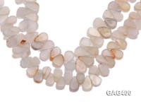 Wholesale 12x16mm Drop-shaped Agate Pieces String