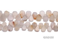 Wholesale 12x16mm Drop-shaped Agate Pieces String
