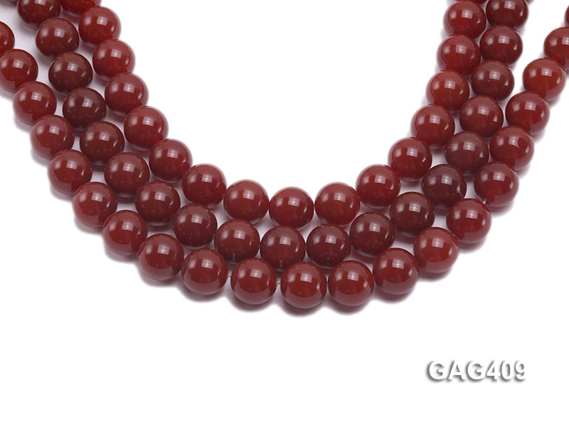 Wholesale 14mm Red Round Agate Beads String