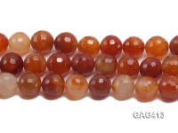 Wholesale 19mm Round Faceted Agate Beads String
