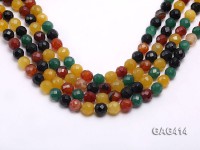 Wholesale 12mm Round Faceted Agate Beads String