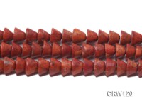 Wholesale 8x13mm  Irregular Red Sponge Coral Beads Loose String
