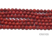 Wholesale 7mm Round Red Sponge Coral Beads Loose String