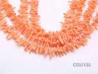 Wholesale 2x13mm Irregular Orange Coral Chips Loose String
