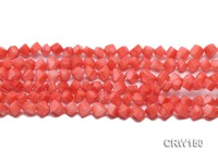 Wholesale 6mm Cubic Pink Coral Beads Loose String