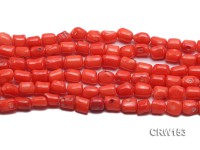 Wholesale 7x9mm Irregular Orange Coral Beads Loose String