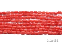 Wholesale 4x8mm Irregular Orange Coral Beads Loose String