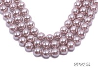 Wholesale 18mm Lavender Round Seashell Pearl String