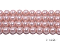 Wholesale 18mm Pink Round Seashell Pearl String