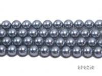Wholesale 16mm Round Blue Grey Seashell Pearl String