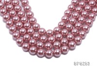 Wholesale 16mm Round Lavender Seashell Pearl String
