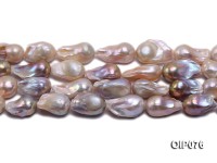 15-18mm Lavender Baroque Pearl String