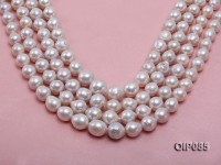 13-15.5mm White Baroque Pearl String