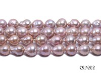12.5-15mm Lavender Baroque Pearl String