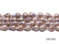 12-15mm Lavender Irregular Pearl String