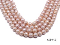 12-14.5mm Pink Freshwater Pearl String