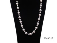 12-14.5mm Classy White Edison Pearl Long Necklace