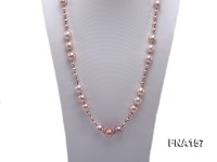 12.5-15.5mm Classy Multi-color Edison Pearl Long Necklace