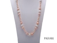 12-15mm Classy Multi-color Edison Pearl Long Necklace