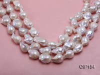 13-20mm White Baroque Pearl String