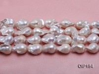 13-20mm White Baroque Pearl String