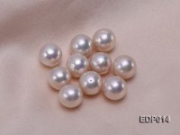 11.5-12mm White Round Loose Edison Pearl