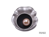 12.5mm Pink Round Freshwater Pearl Brooch
