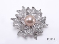 14.5mm Pink Edison Pearl Brooch