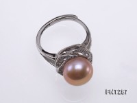 9.5-11.5mm Lavender Freshwater Pearl Ring, Pendant and Stud Earrings Set