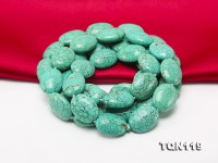 15×20-16×20.5mm Blue Simulated Turquoise Necklace
