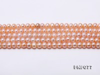 Chunky Multi-strand 6mm Natural Pink Freshwater Pearl Necklace