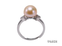 9.5mm Pink Freshwater Pearl Ring in Silver
